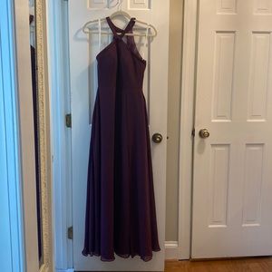 Purple bridesmaids dress